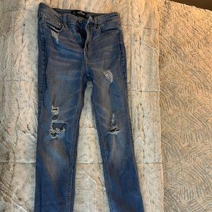 Hollister Distressed Super Skinny Jeans